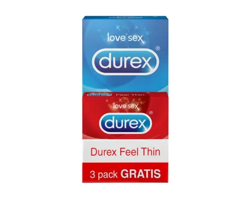 Durex kond 12/1 Classic+3/1 Feel thin