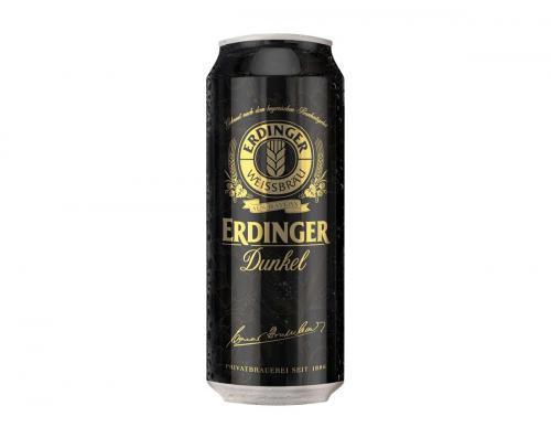 Erdinger Dunkel temno pivo, v pločevinki, 500 ml