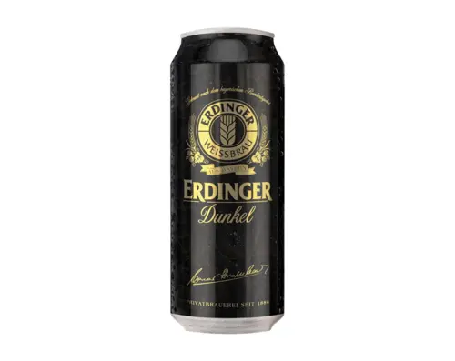 Erdinger Dunkel temno pivo, v pločevinki, 500 ml