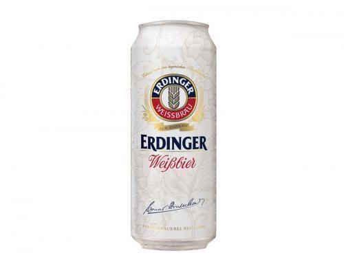 Erdinger Weissbier svetlo pšenično pivo, v pločevinki, 500 ml