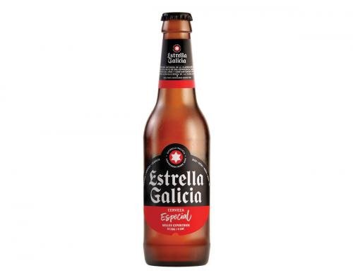 Estrella Galicia Especial premium lager pivo, v steklenici, 330 ml