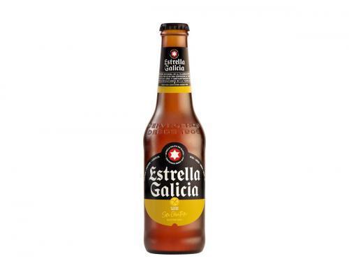 Estrella Galicia pivo brez glutena, v steklenici, 330 ml