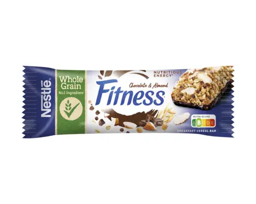 Fitness Dark Choco & Almond žitna ploščica, 23,5g