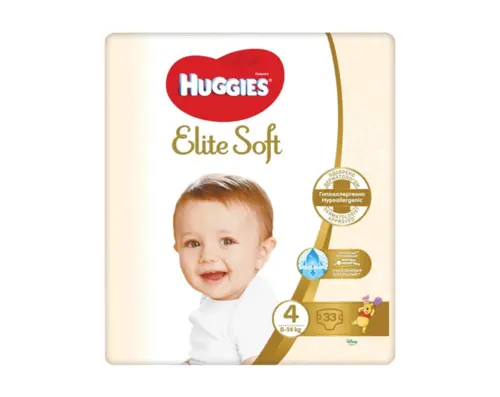 Huggies Elite Soft (4) Jumbo 33/1