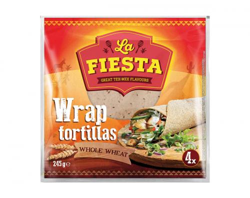 La Fiesta Wrap polnozrnate tortilje, 245g