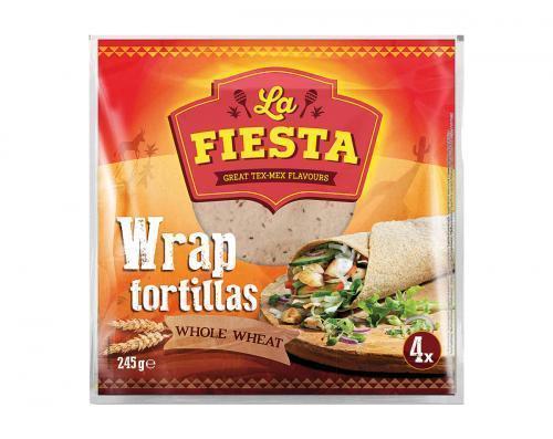 La Fiesta Wrap polnozrnate tortilje, 245g