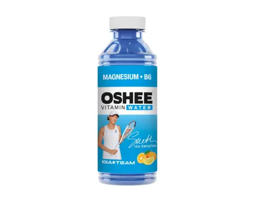 Oshee vitaminska voda z okusom pomaranče in dodanim magnezijem, 555 ml