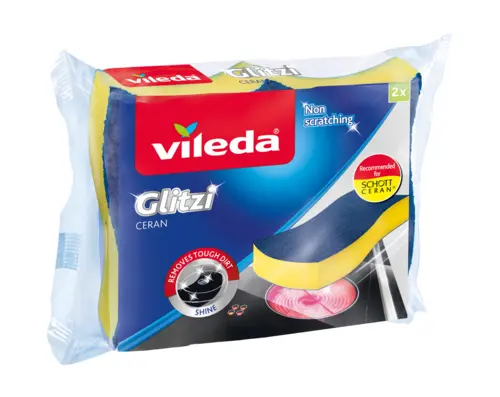 Vileda Glitzi gobica za steklokeramiko 2/1